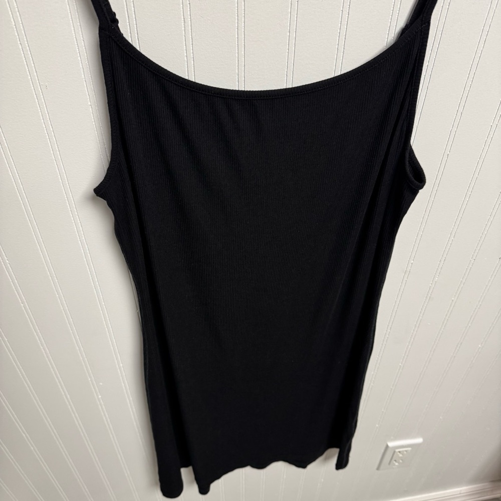 Skims Fits Everybody Slip Dress Onyx XL - Picture 3 of 8